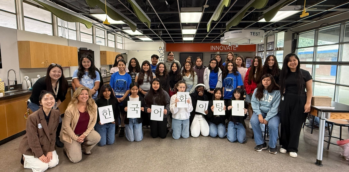 El Rancho 학군 Steam Academy @ Burke 학생들의 한국 사랑, “한국어 배우고 싶어요!”