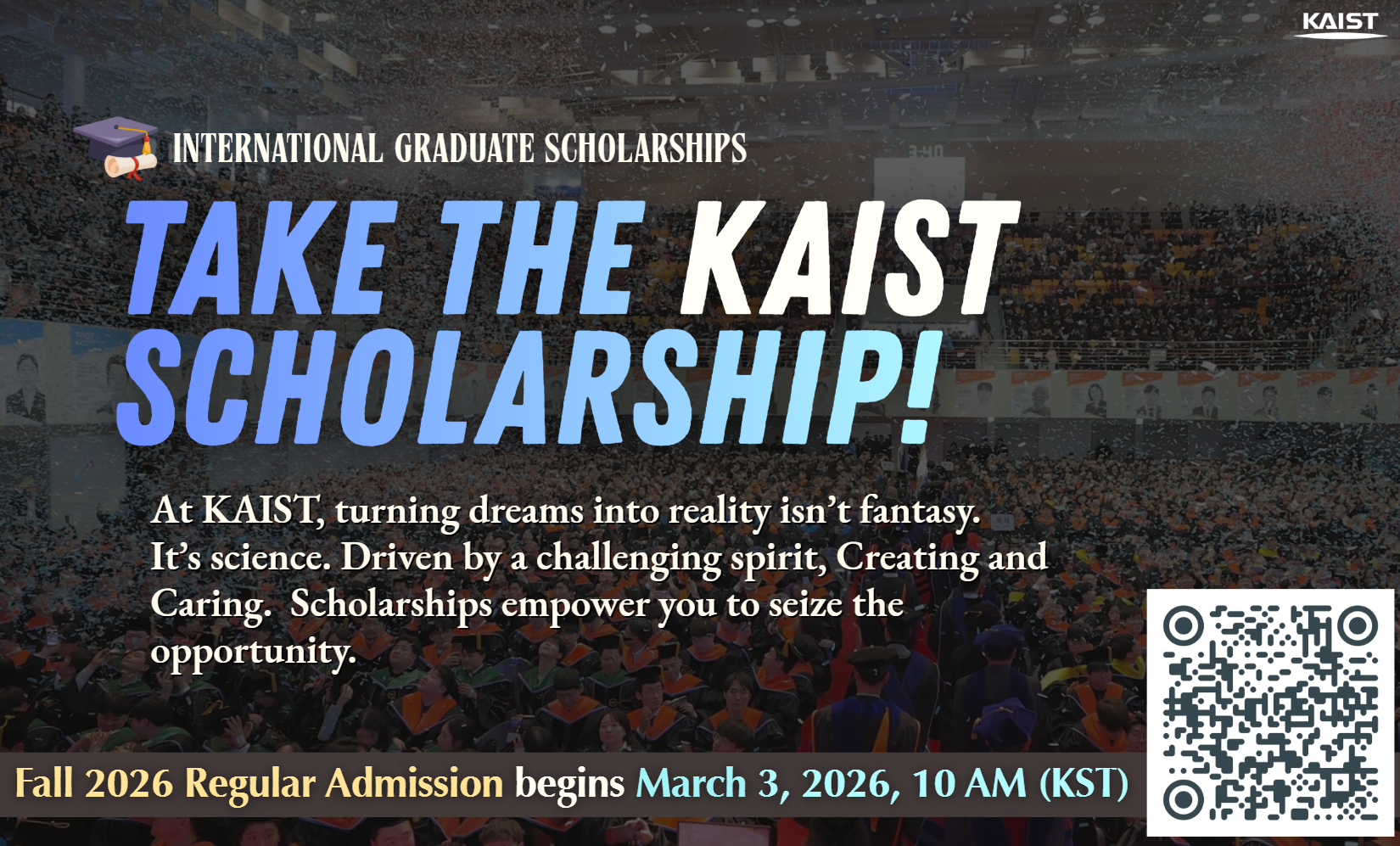 [KAIST] Fall 2026 Regular Track International Graduate Admission