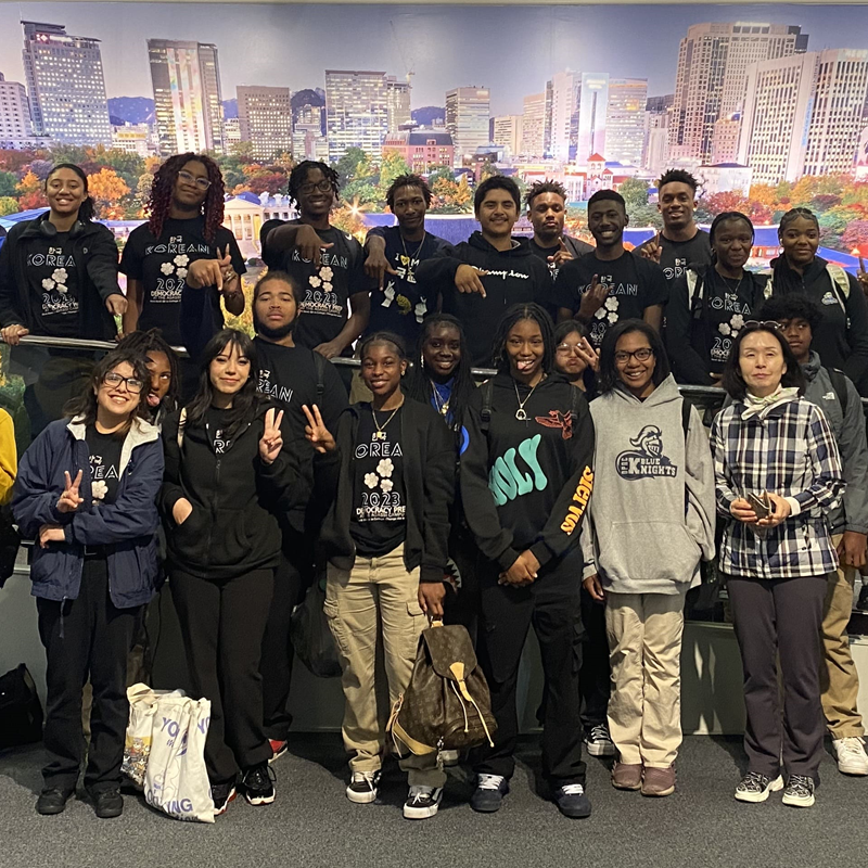 Las Vegas High School Students Korean Culture Program at KECLA