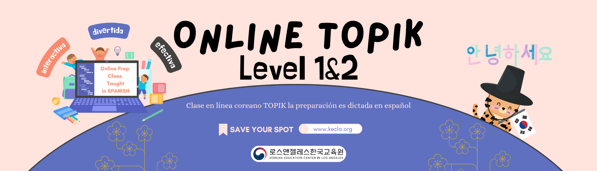 TOPIK Level 1&2 Online Prep Class In Spanish